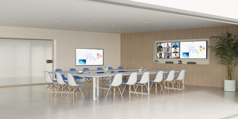 Touchscreen + Logitech + Zoom Rooms, meetings perfectos.