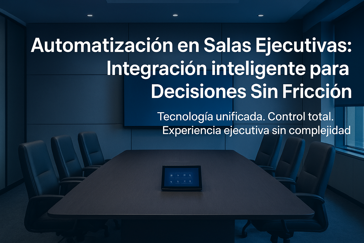 automatización en salas ejecutivas