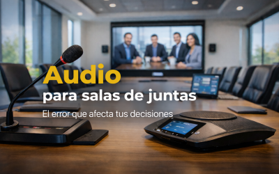Audio para salas de juntas: el error que afecta tus decisiones