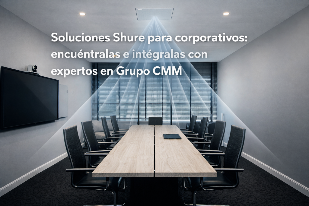 Soluciones Shure para corporativos | Integración de audio - Grupo CMM