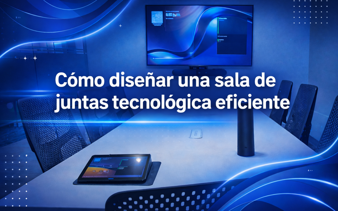 Cómo diseñar una sala de juntas tecnológica eficiente