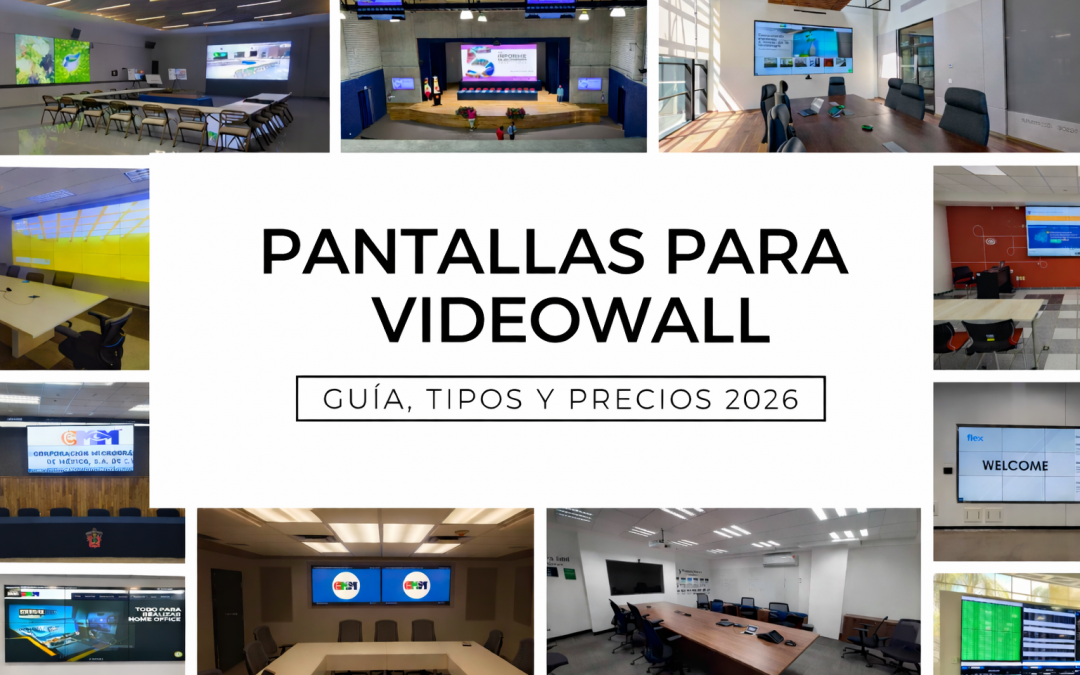 Pantallas para Videowall: Guía, Tipos y Precios 2026