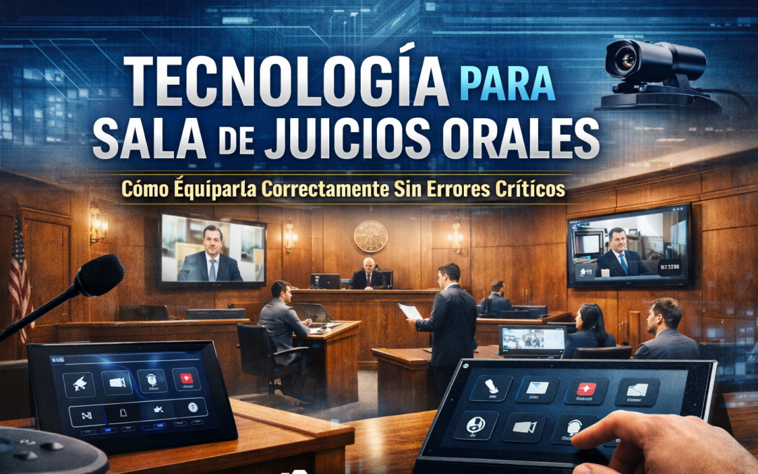 Tecnología para sala de juicios orales