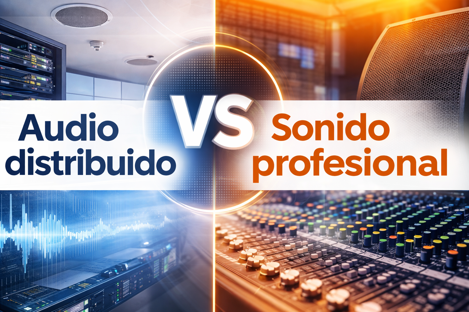 Audio distribuido vs sonido profesional | Grupo CMM