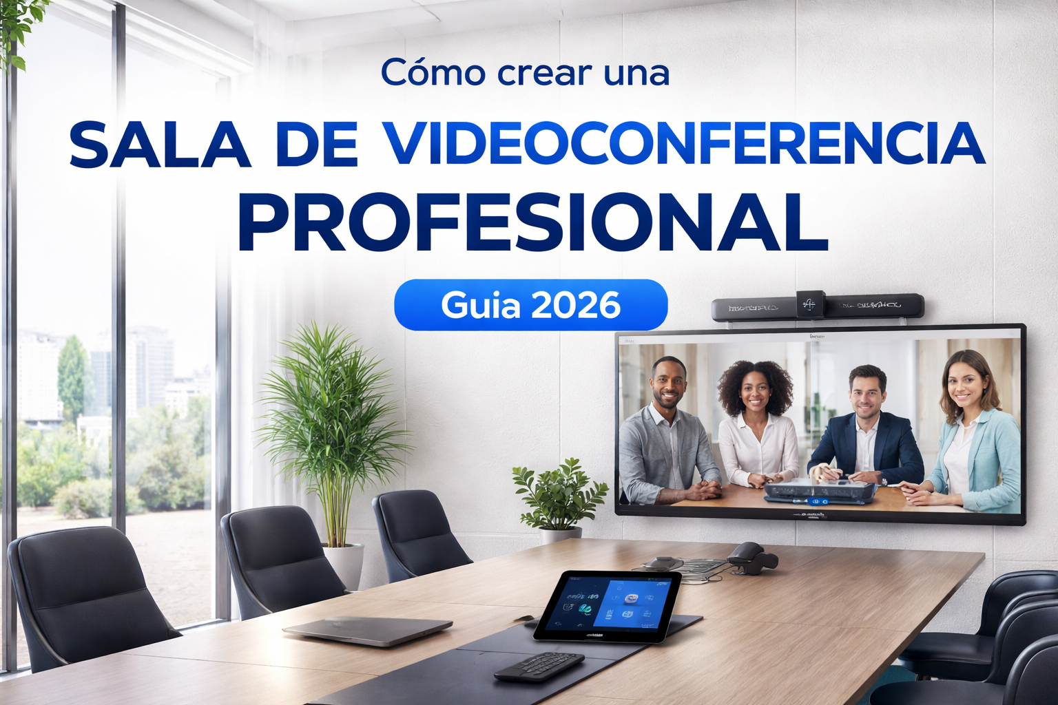 sala de videoconferencia profesional