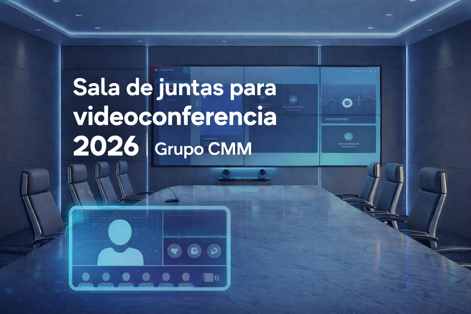 Sala de juntas para videoconferencia 2026 | Grupo CMM