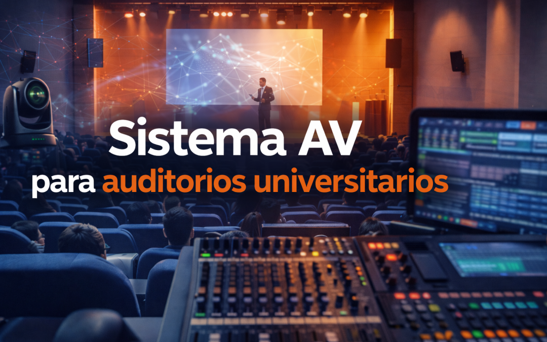 Sistema AV para auditorios universitarios