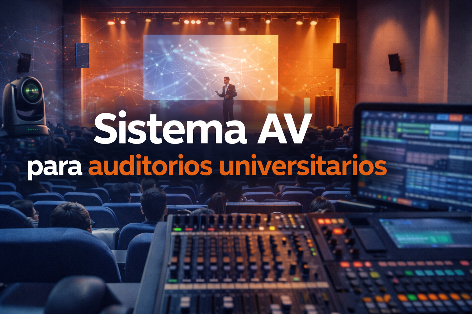 Sistema AV para auditorios universitarios