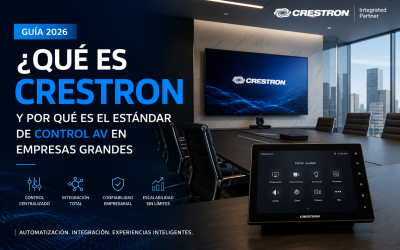 ¿Qué es Crestron y por qué es el estándar de control AV en empresas grandes?