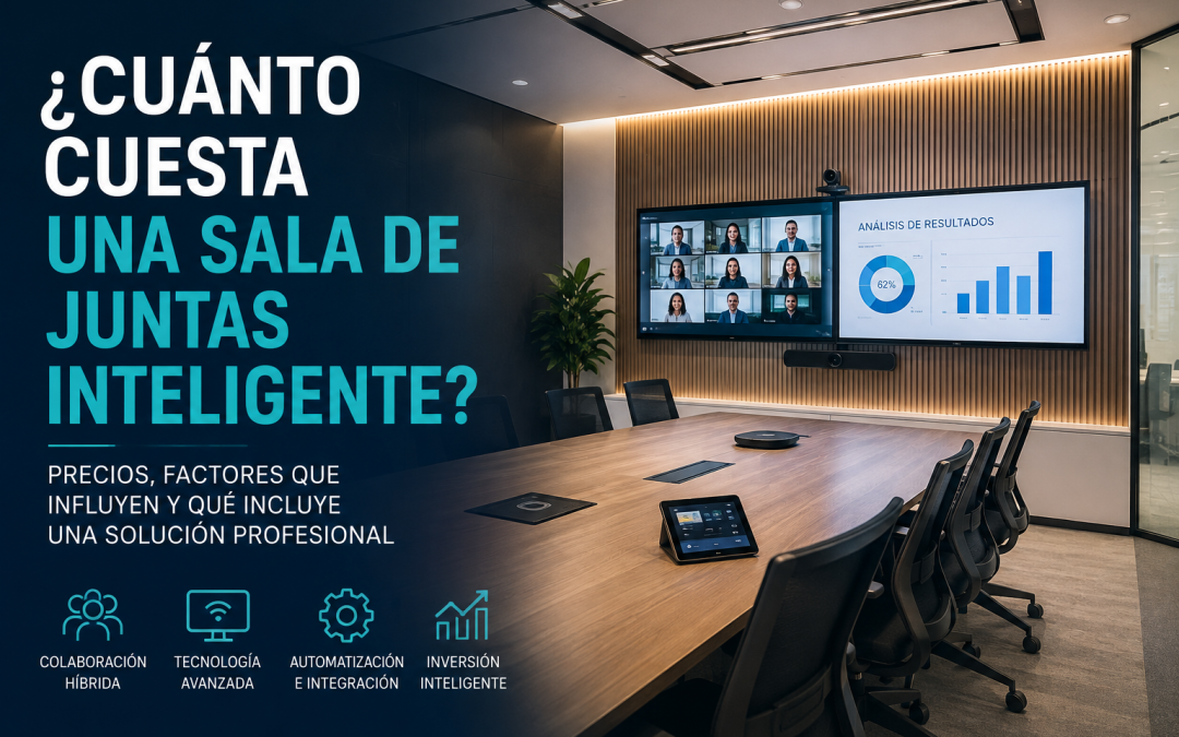 ¿Cuánto cuesta una sala de juntas inteligente en México?