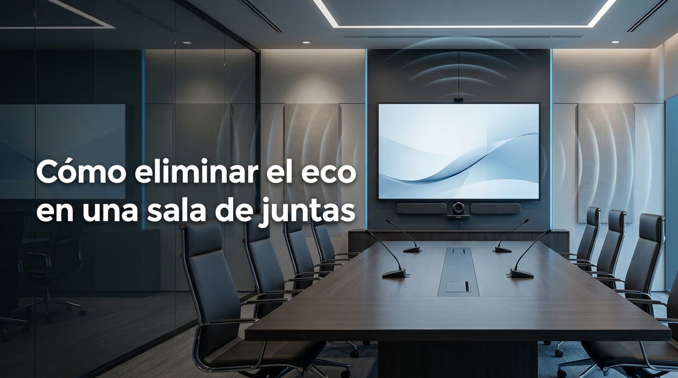 cómo eliminar el eco en una sala de juntas cómo eliminar el eco en una sala de juntas