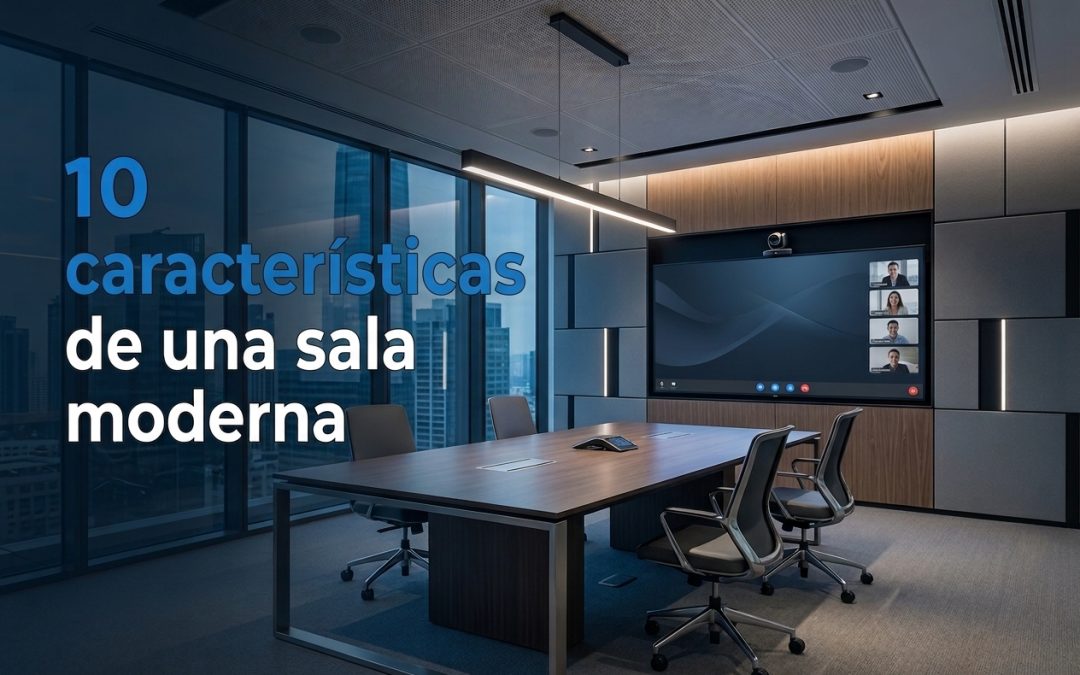 10 características de una sala moderna para empresas